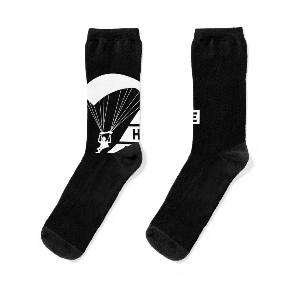 

Paraglider paragliding gift pilot paraglider Socks valentine gift ideas kids cartoon Boy Socks Women's