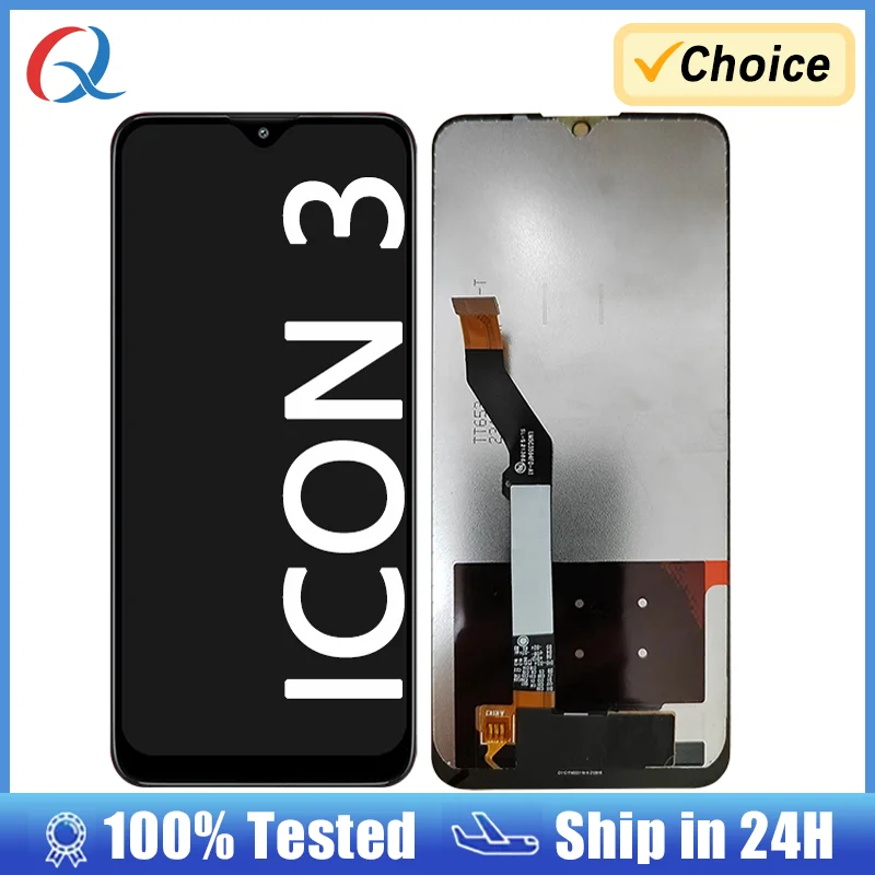 Mobile Phone Lcds For Cricket Icon 3 screen replacement Ercan for Cricket Icon 3 lcd display pantalla
