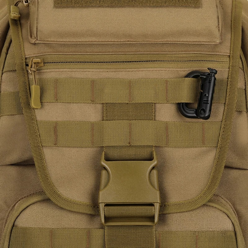 Tactical D-Ring Grimlock Carabiner Clip MOLLE Webbing Attachment Fast Latch System For Military Vest/Backpacks,bag body kit