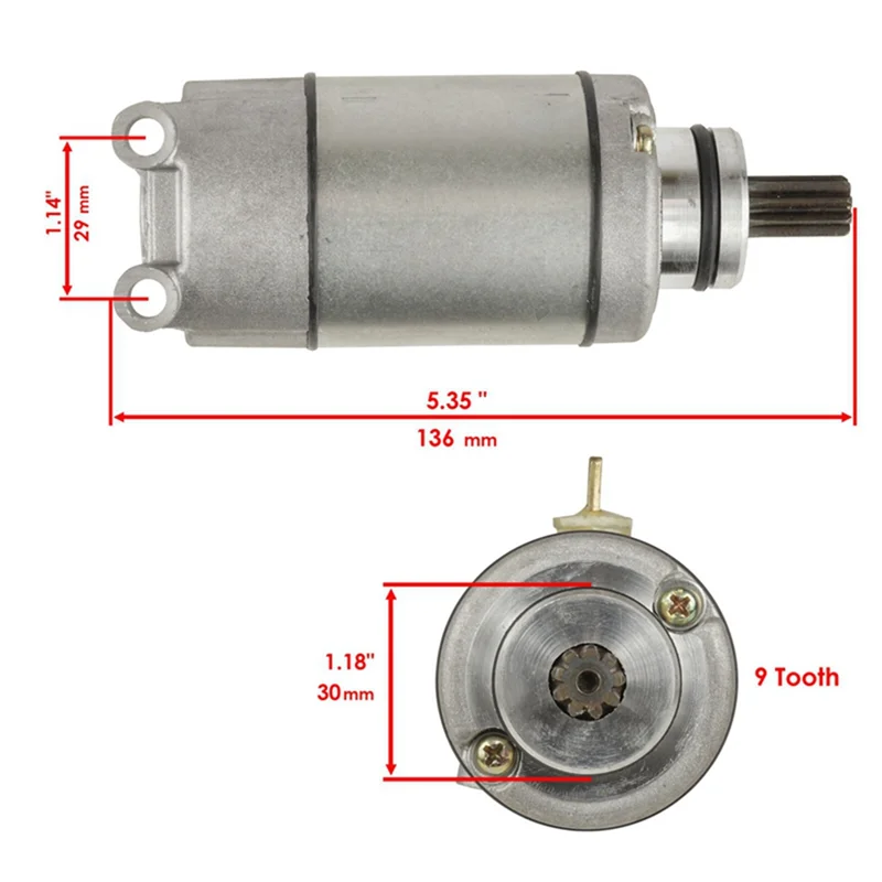 Starter Motor สําหรับ Yamaha WR250F 2003-2013 WR250 WR250FR WR250FS WR250FT WR250FV 5UM-81890-00 5UM-81890-10