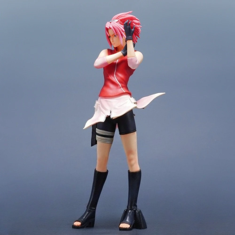 27.5 cm/10.83in Anime NARUTO Figuur Haruno Sakura Actiefiguren Pvc Standbeeld Desktop Ornamen Collection Model Speelgoed Geschenken
