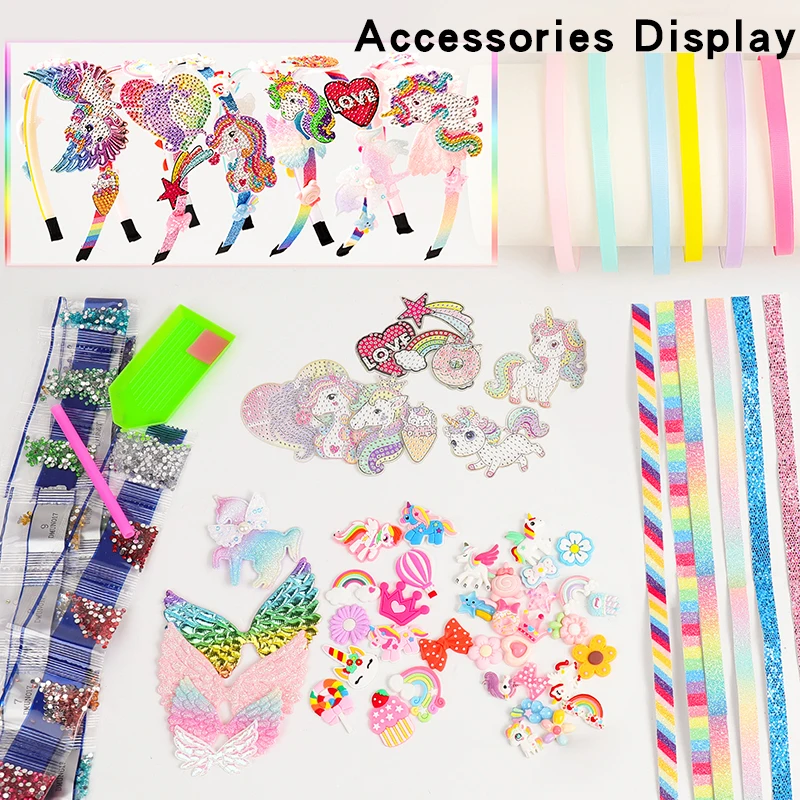 Hair Accessories for Girls-Arts and Crafts Gift DIY Headband Making Kit Gifts Headband Making Kit for Girls - Make Your Own Fash