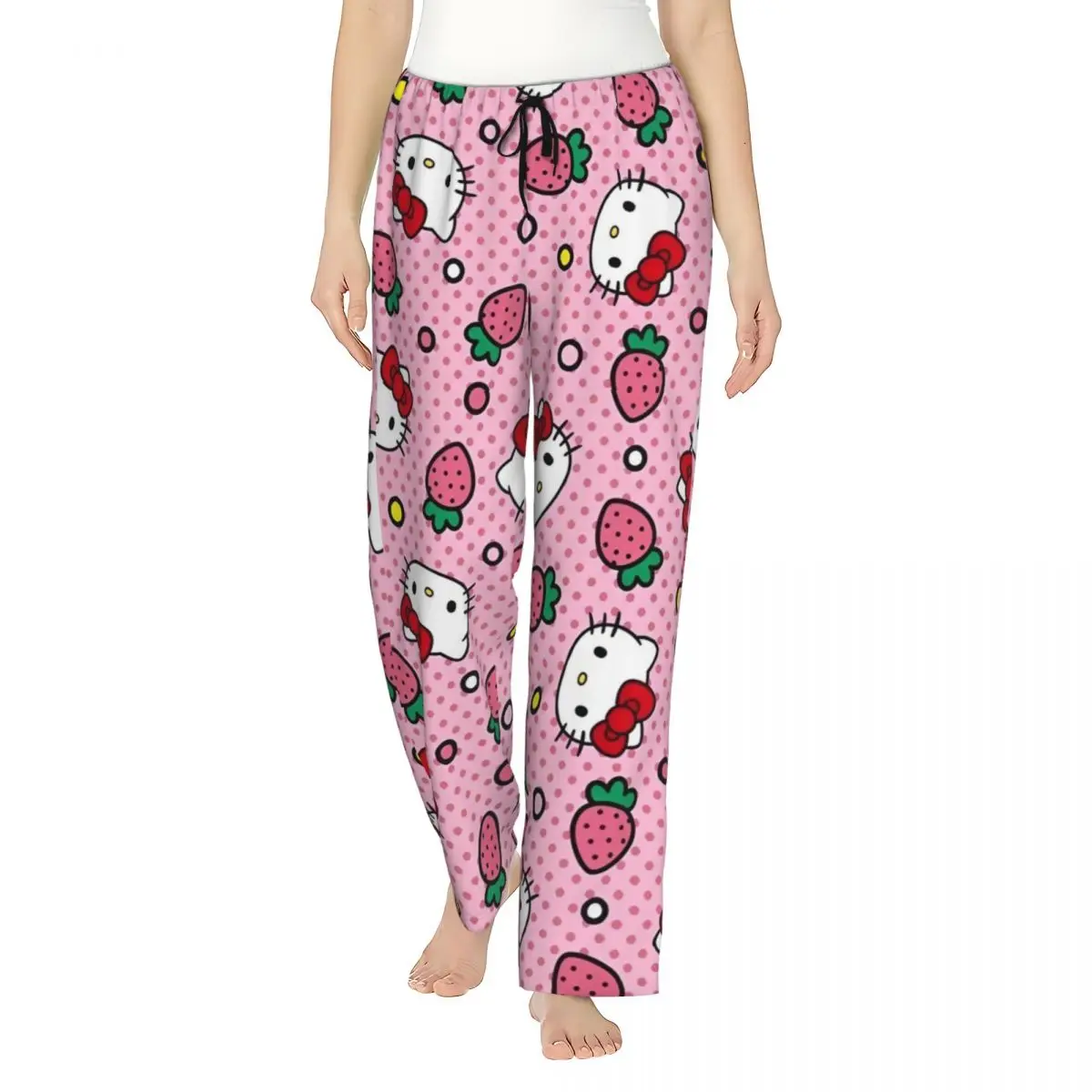 Hello Kitty Women Pajama Pants Relax Comfy Lounge Pants Sleep Bottoms