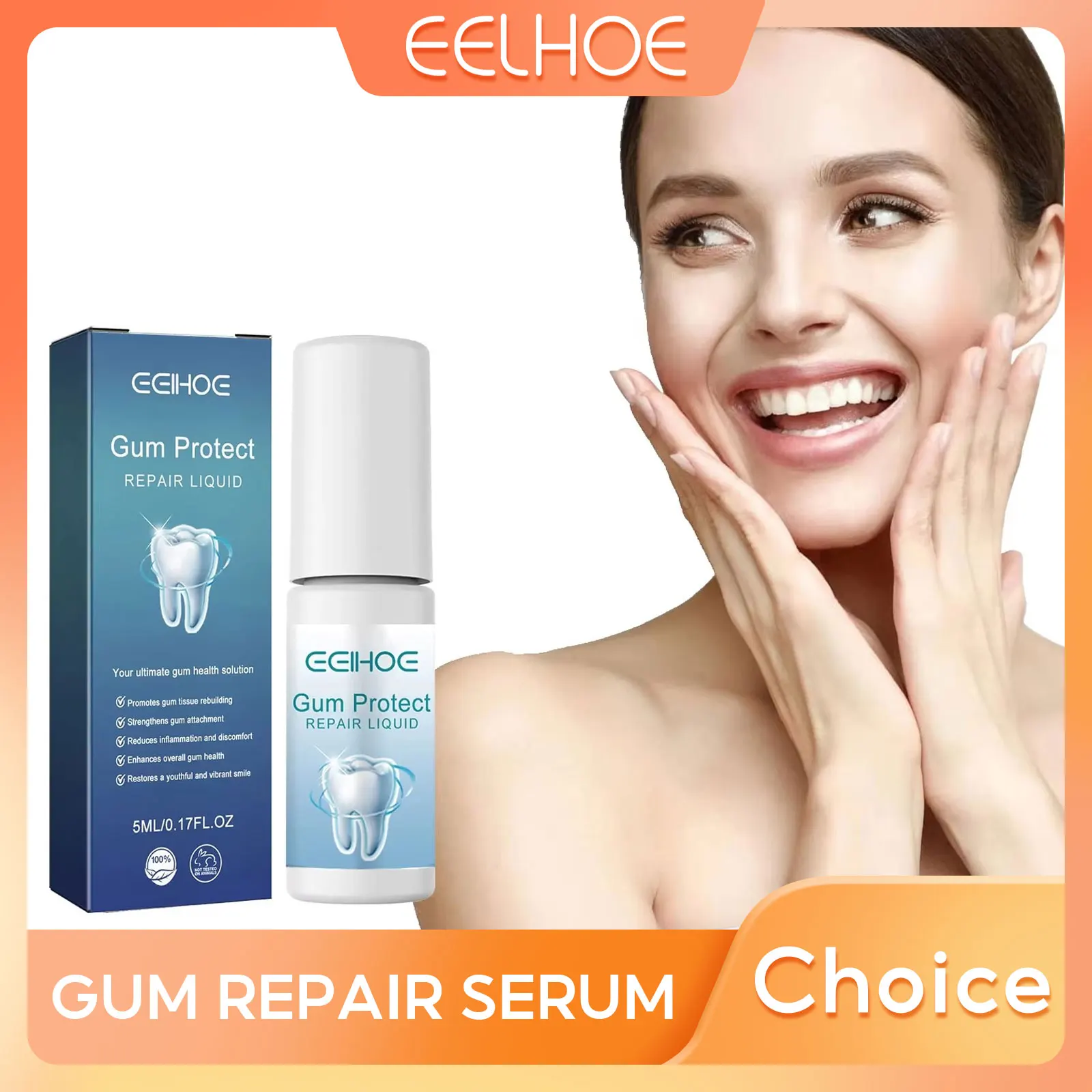 

Gum Repair Serum Gum Protection Oral Therapy Gingivitis Treatment Dental Cleaning Teeth Whitening Remove Stains Dental Care 5ml