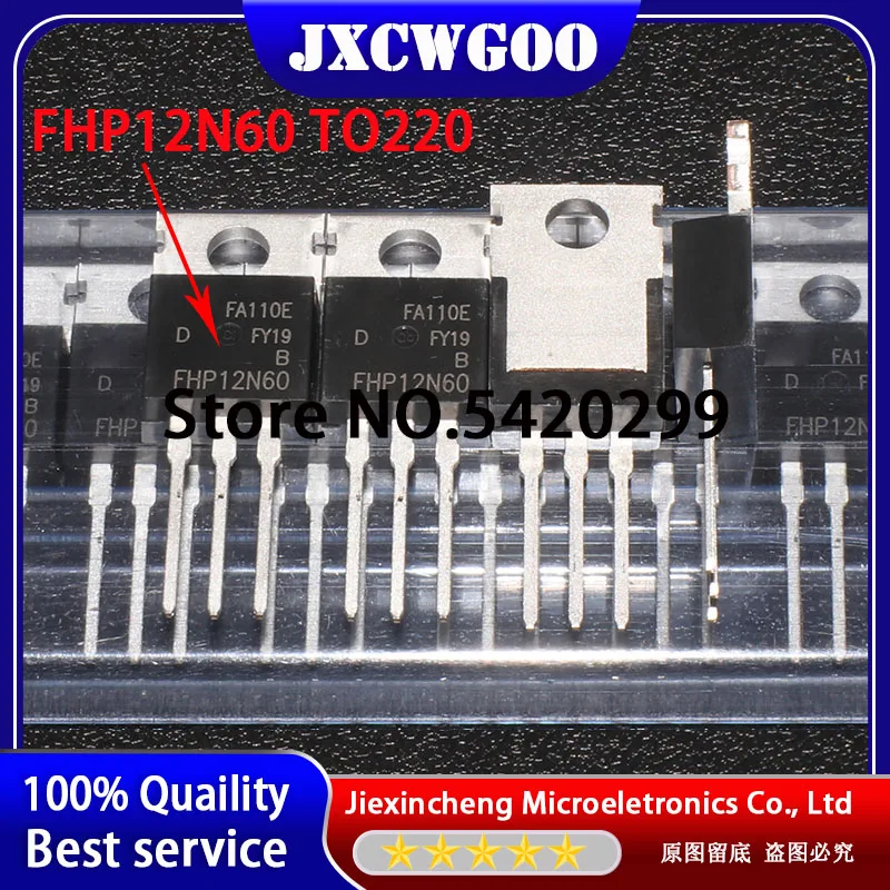 10 sztuk FHP12N60 12N60 12A/600V TO-220 MOSFET Nowy oryginał