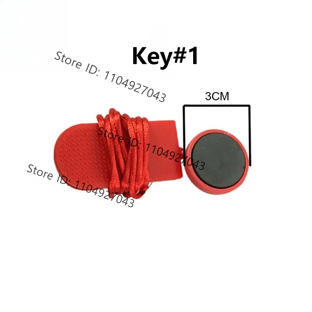 Treadmill Safety Key Treadmill Magnetic Security Switch Lock Fitness Running Machine Safe Key Treadmill Universal Accessories