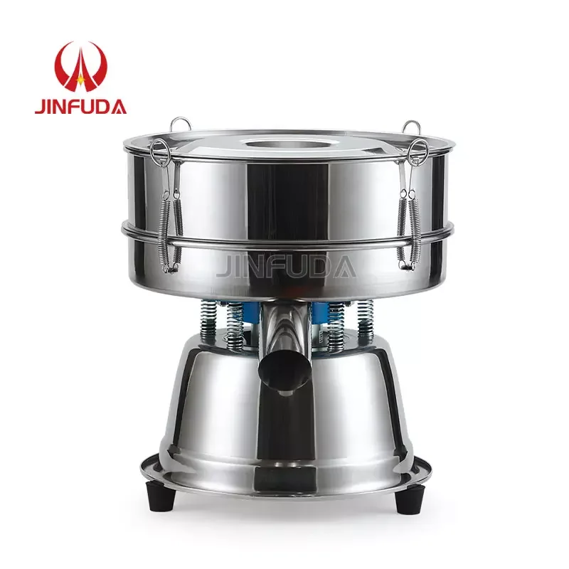 High-Efficiency Fine Powder Mesh Vibrating Sieve, Juice Liquid Sifter, Flour Sieving Machine