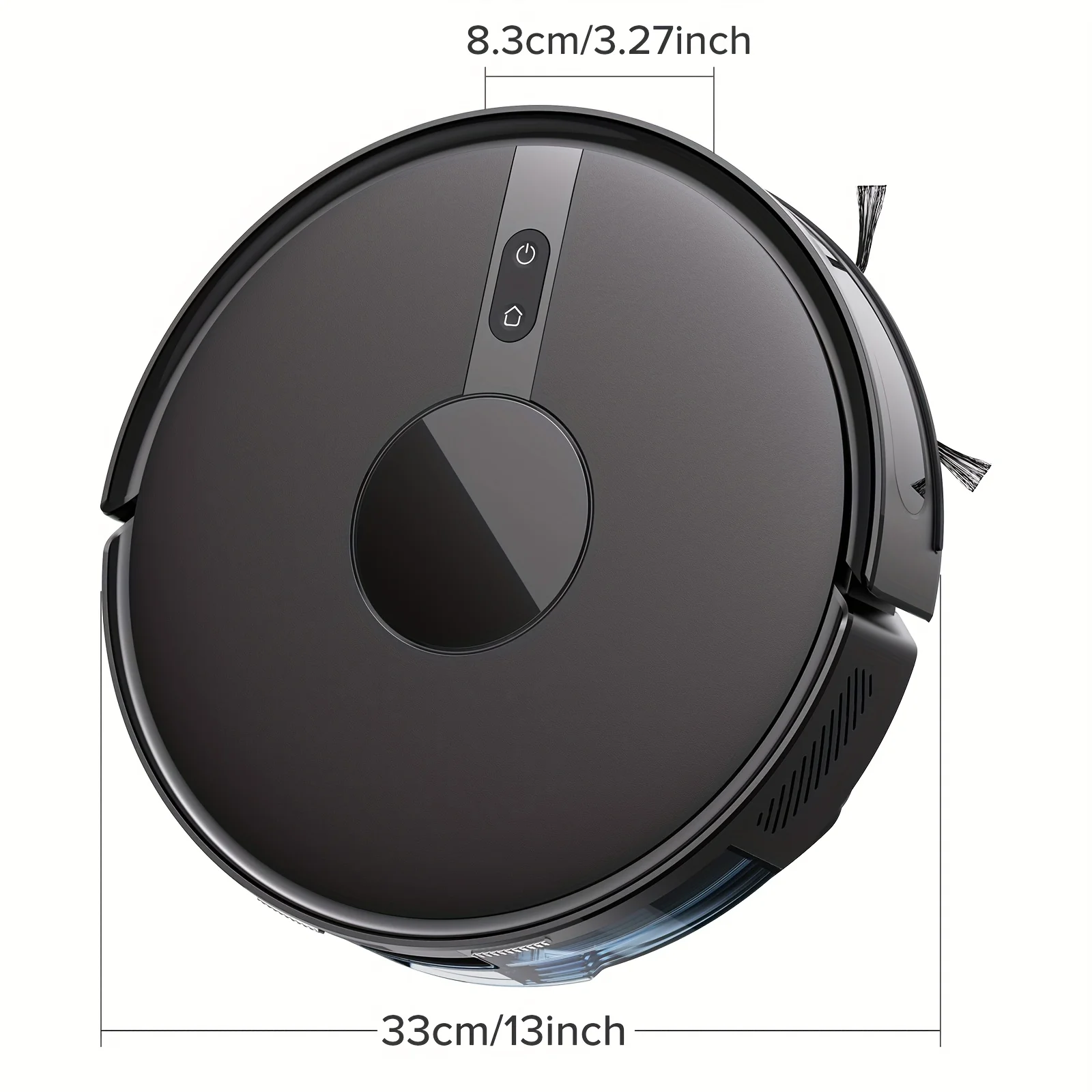 Lubluelu B40 Plus Saug- und Wischroboter 5800Pa Saugkraft Selbstentleerend 3-in-1-Reinigungslösung für Tierhaare, Teppiche und Hartböden mit Selbstaufladefunktion