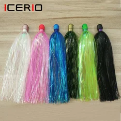 ICERIO Jig Head Mylar Flash – Señuelo para curricán en agua salada