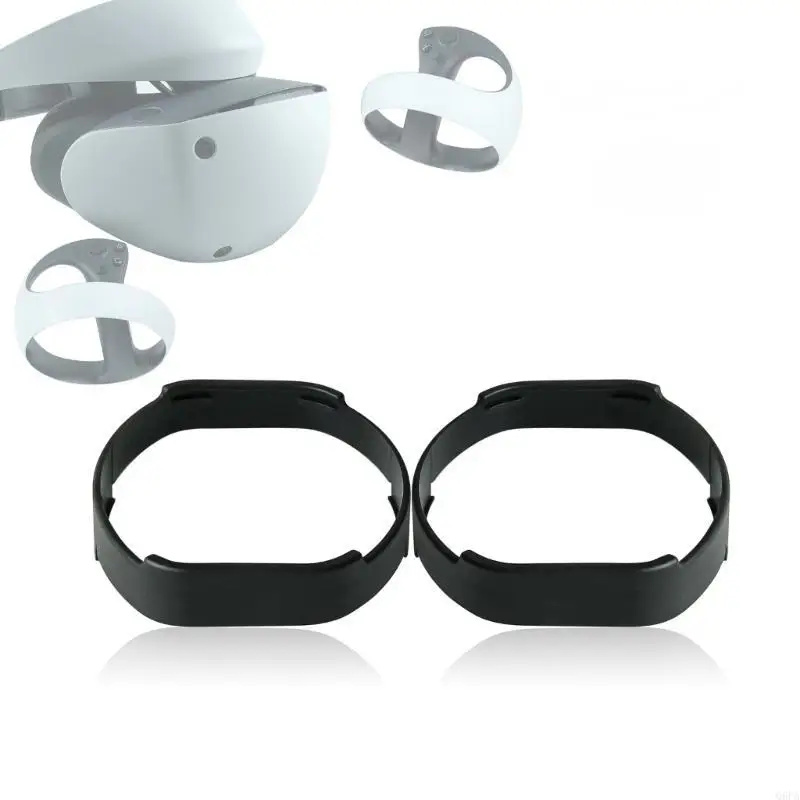 Q6PA 2pcs Lightweight Lens Anti-Scratch Rings for PS VR2 Glasses Myopia Glasses Frame Lens Anti-Scratch Rings Frames