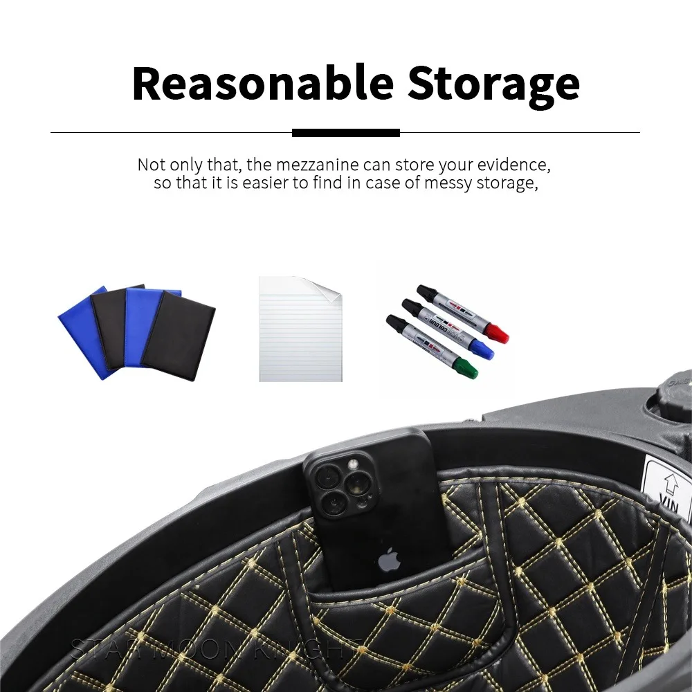 For HONDA PCX 125 150 160 ADV150 Motorcycle Rear Trunk Inner Cushion ADV350 FORZA350 Seat Bucket Storage Luggage Box Liner Pad