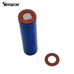 200pc(2sheet) Li-ion Battery Anode Insulation Gasket Insulator Ring For 18650 Series Li-ion Battery Anode Hollow Point Insulator