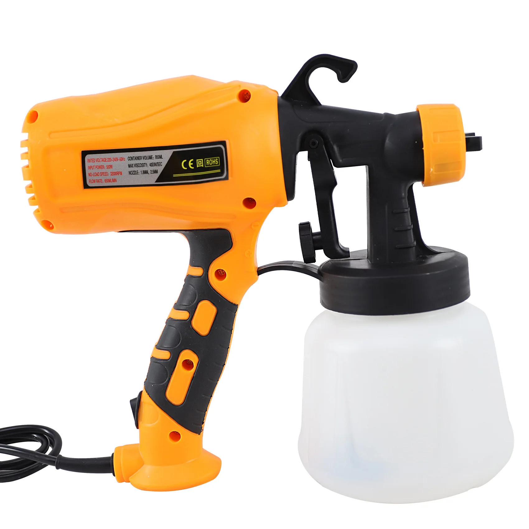 High Pressure Electric Spray Gun Portable Disinfecting Sprayer for Latex Paint And Glue New Cross-border Product