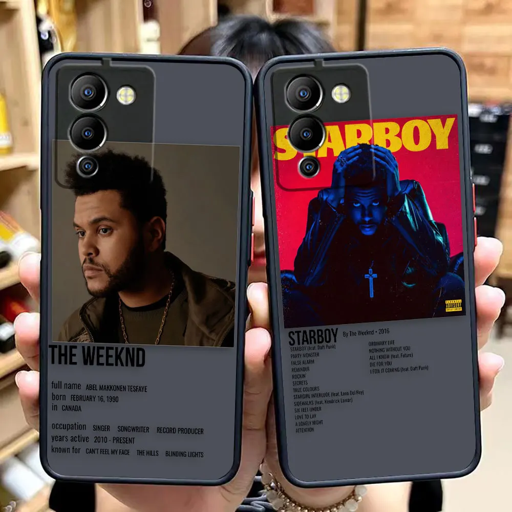 Matte Phone Case for infinix NOTE 30 12 G96 11 10 8I 8 7 SMART 4 SPARK 8 8P 5 6 PRO Case Funda Capa The Weeknd Minimalist Poster