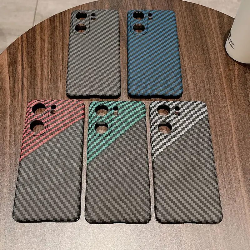 For iQOO Neo9 Neo9S Pro Plus Phone Case Carbon Fiber Skin-friendly Stripe Cover For iQOO Neo9 Neo9S ProPlus Shockproof Funda