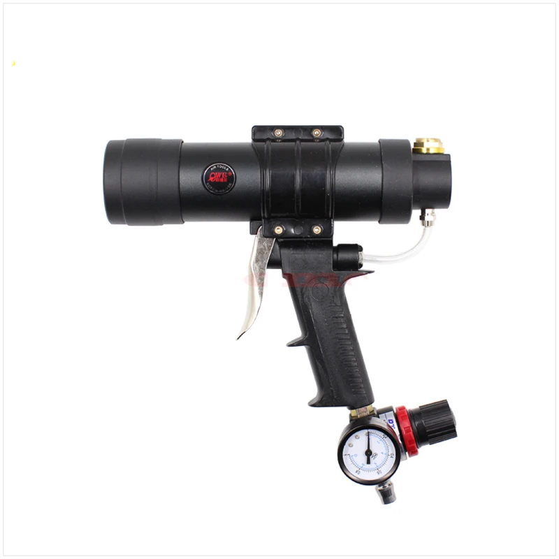 Pneumatic Caulking Gun Air Glue Dispenser Silicone Sealant Glass Applicator Sticking Tool Construction Caulking Gun, OW-Q6, 310M
