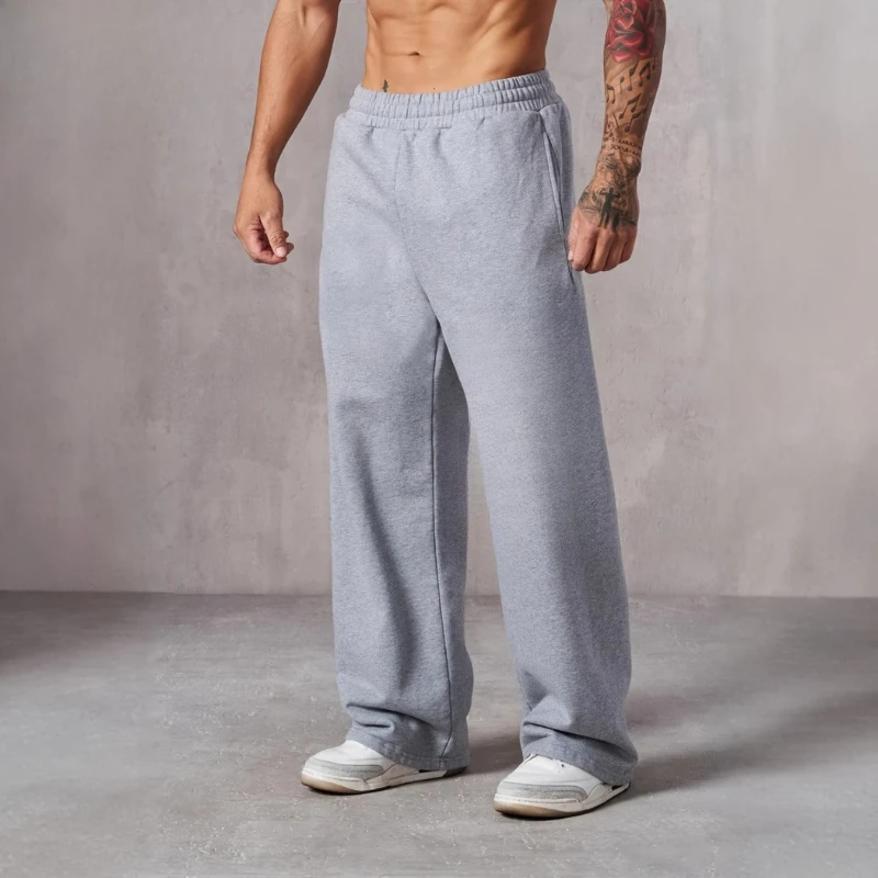 

Y2K Loose Sports Jogging Pants Trendy Pants Autumn and Winter New Styles Suitable for Both Men and Women Straight Leg Pants