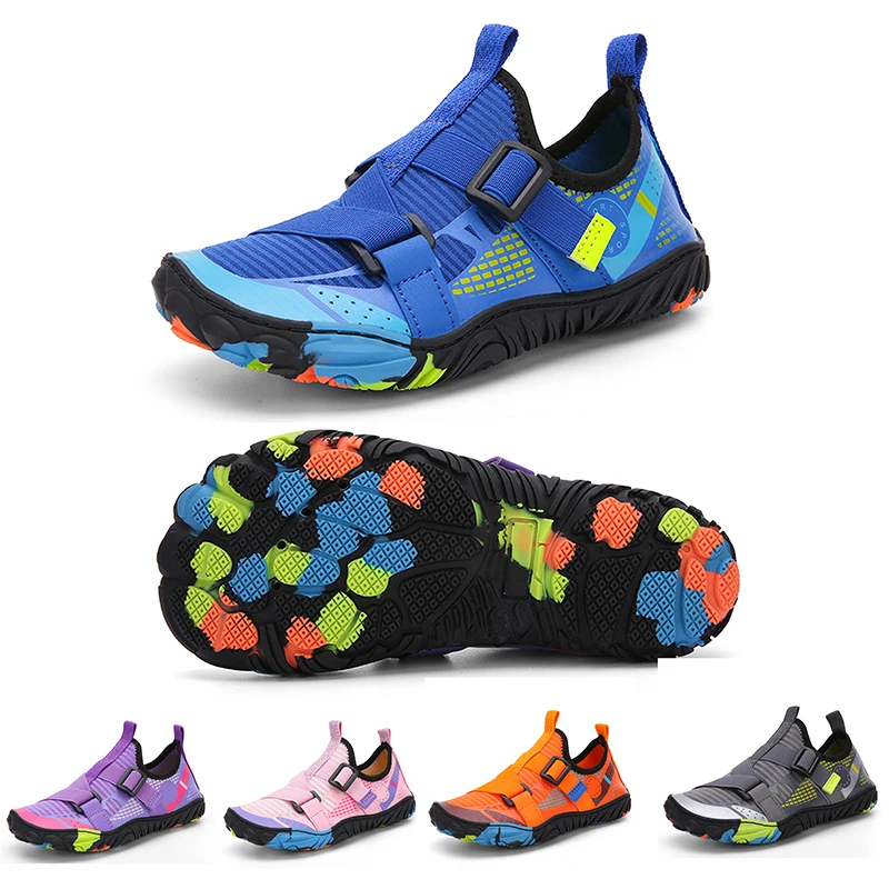 

Summer Kids Aqua Shoes Breathable Barefoot Water Shoes Quick Dry Boy Girls Beach Swim Shoes Children Fitness Running Sneaker