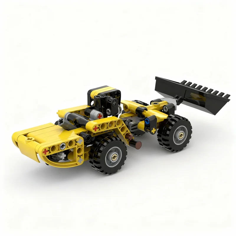 100pcs MOC Mine Loader Model Toys Building Blocks Construction Christmas Gift Birthday Education Kids Brick Assemble Creative
