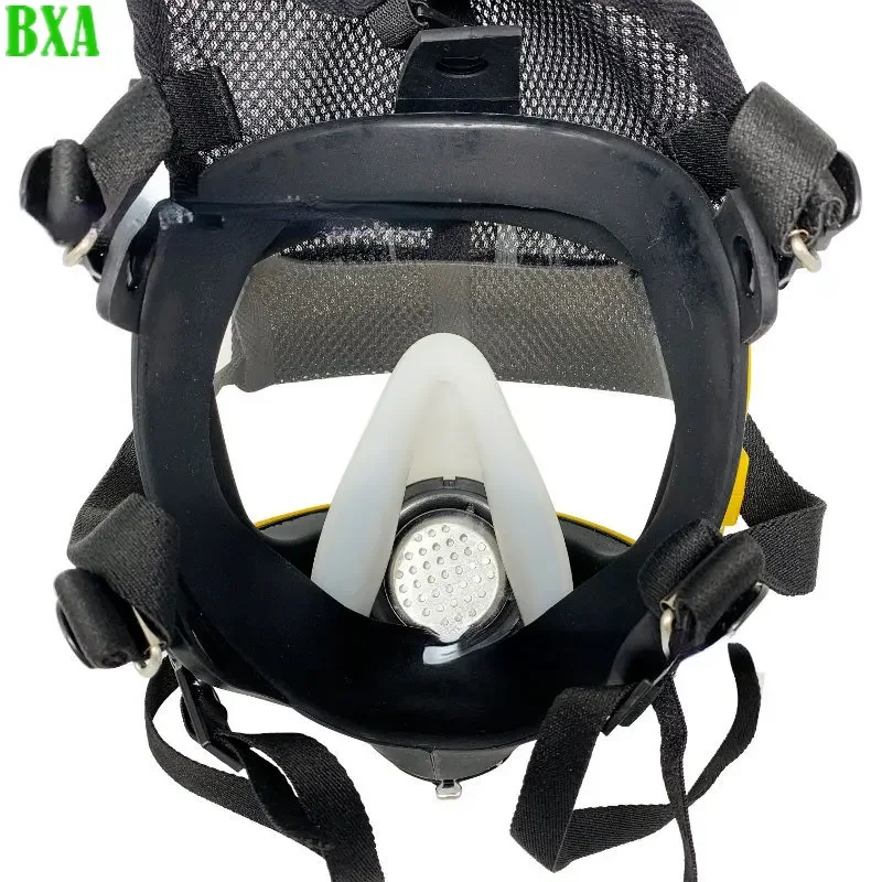 Protective Full Gas Mask Coating Spraying Organic Gas Phase Cylindrical Dust-proof Silicone Chemical Safety Dust-proof Mask