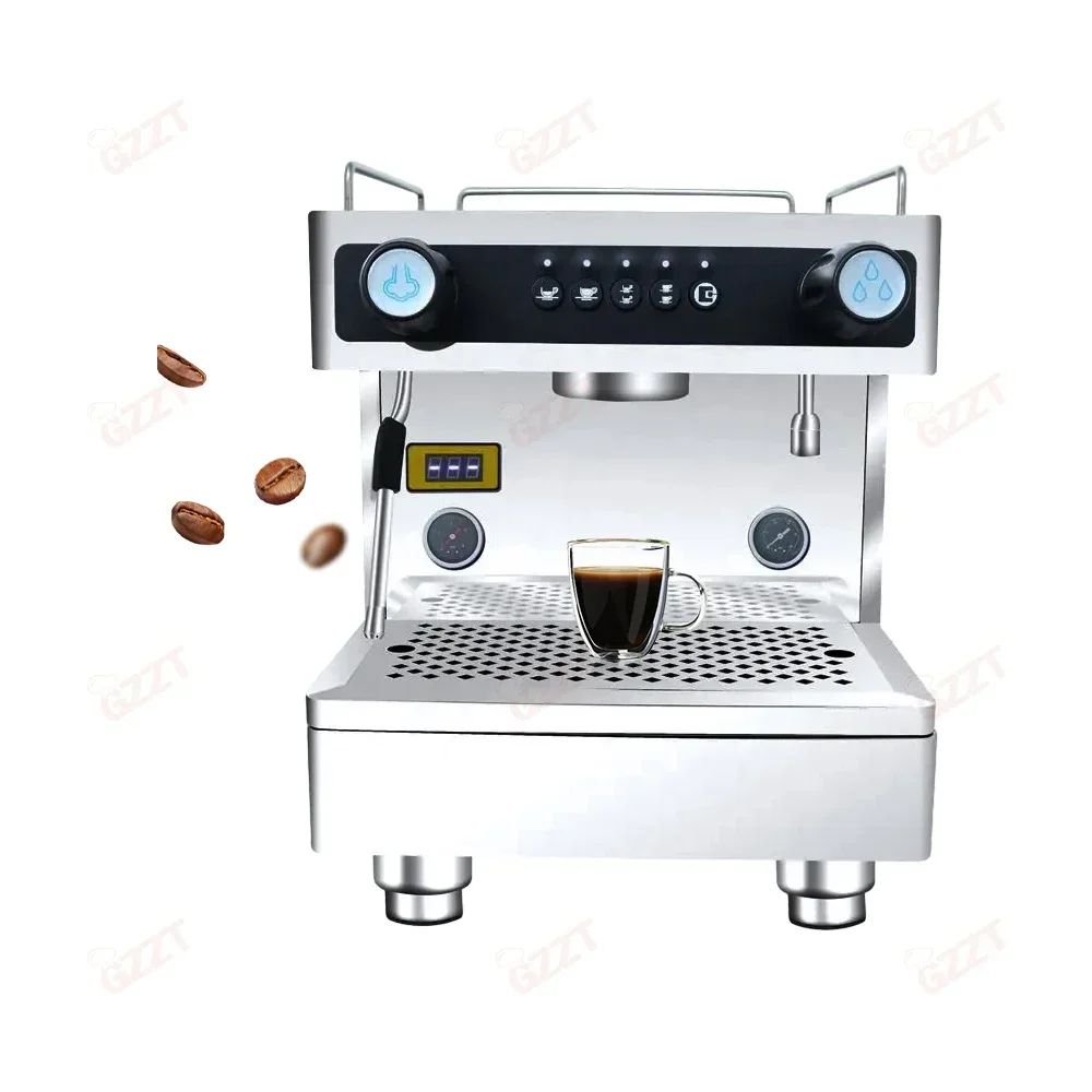 

Multifunctional 304 Stainless Steel 6L Water Boiler Commercial Italian Coffee Maker 9 Bar 1 Group Professional Espresso Machine