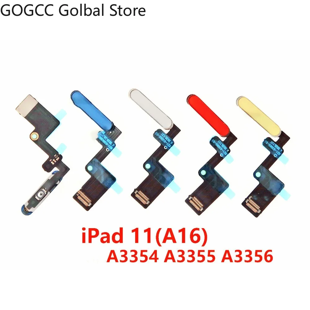 For iPad 11 2025 A16 11th Gen，A3355 A3356 Fingerprint Sensor Key Connector Power ON OFF Button Return Flex Cable (ON Touch iD)