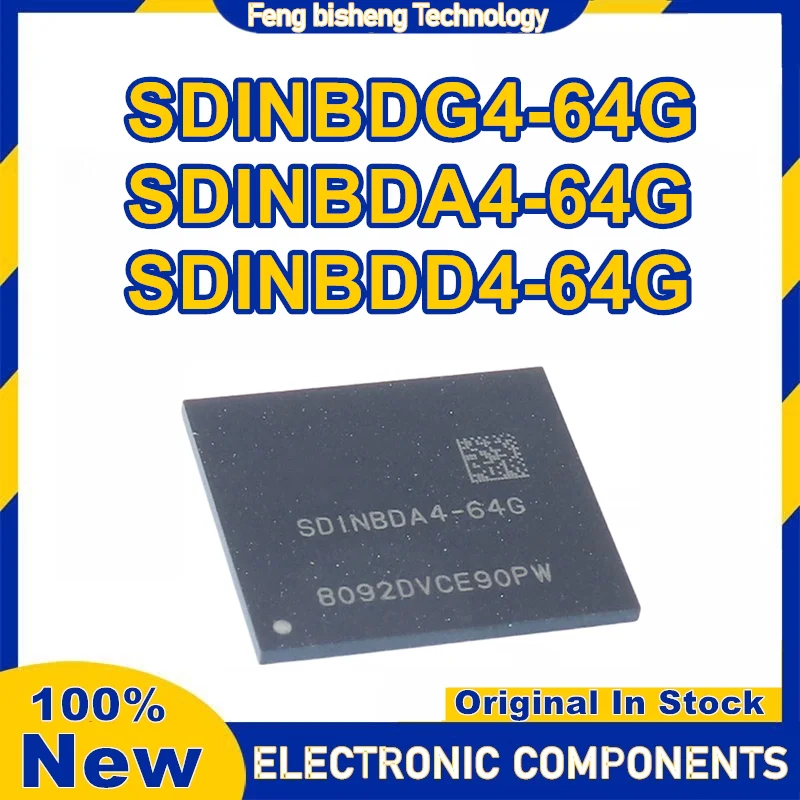 

New Original SDINBDD4-64G SDINBDG4-64G SDINBDA4-64G BGA153 SDINBDG4-64G BGA153 SDINBDD4 64G BGA153 NEW 64GB memory chip in stock