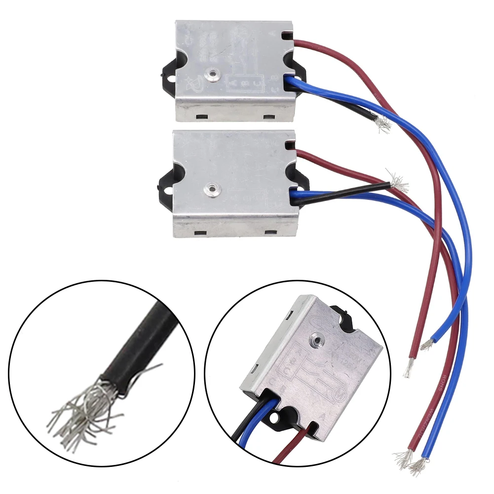 2 Pcs Soft Start Module Black Silver Module Softstart Switch Machine Module Accessories Soft Start High Quality