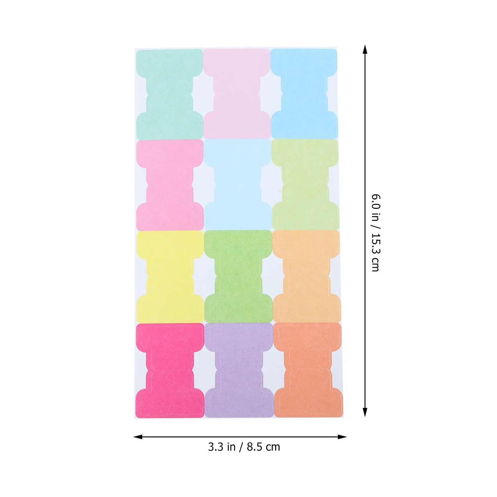

20pcs Notebook Bookmarks Sticky Tabs Annotating Supplies Translucent Self Adhesive Index Tabs for Books Page Markers