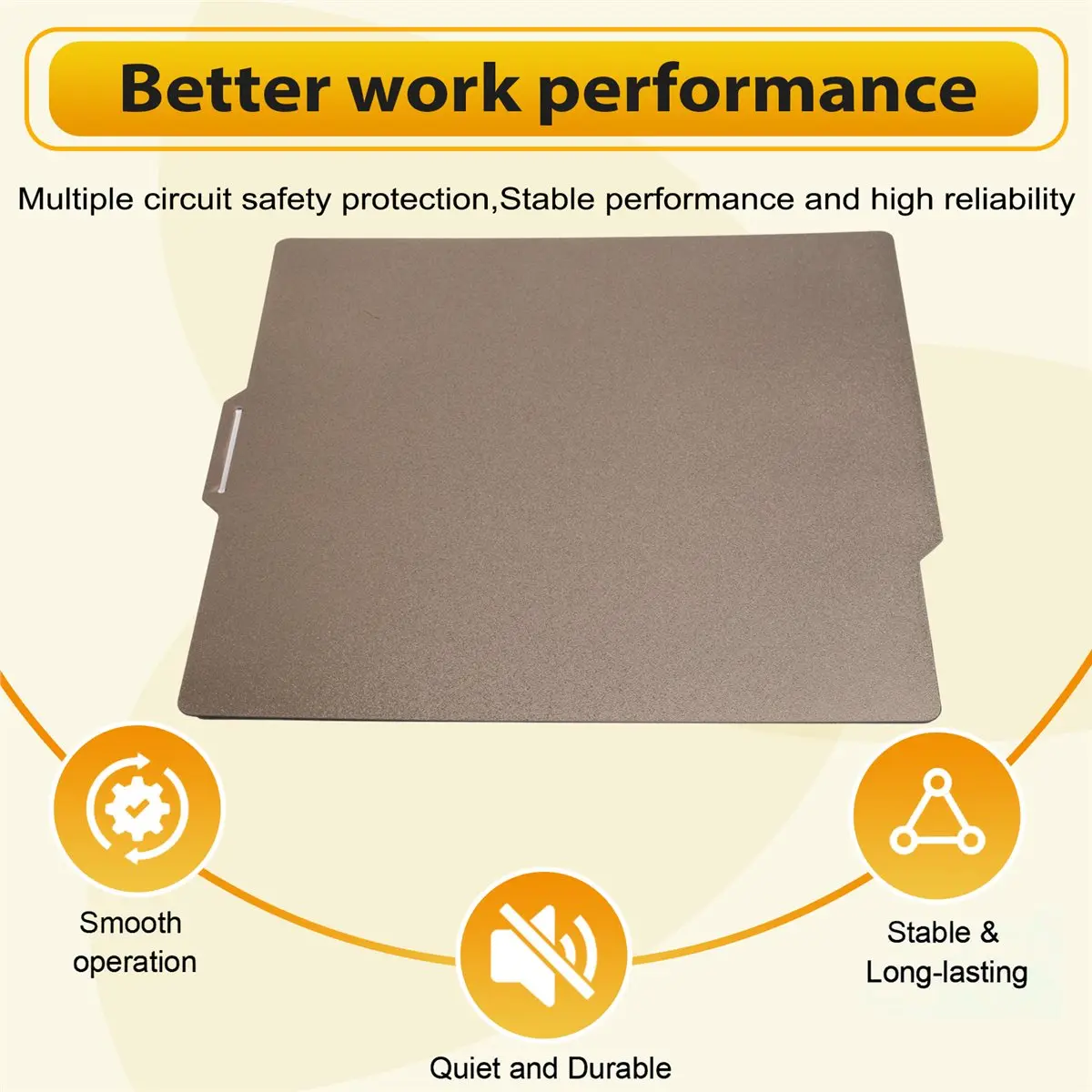 Double-Sided Printing Build Plate 257x257mm for A1/P1/X1/P2S/X2D Spring Steel Sheet PEI Smooth PET Sheet