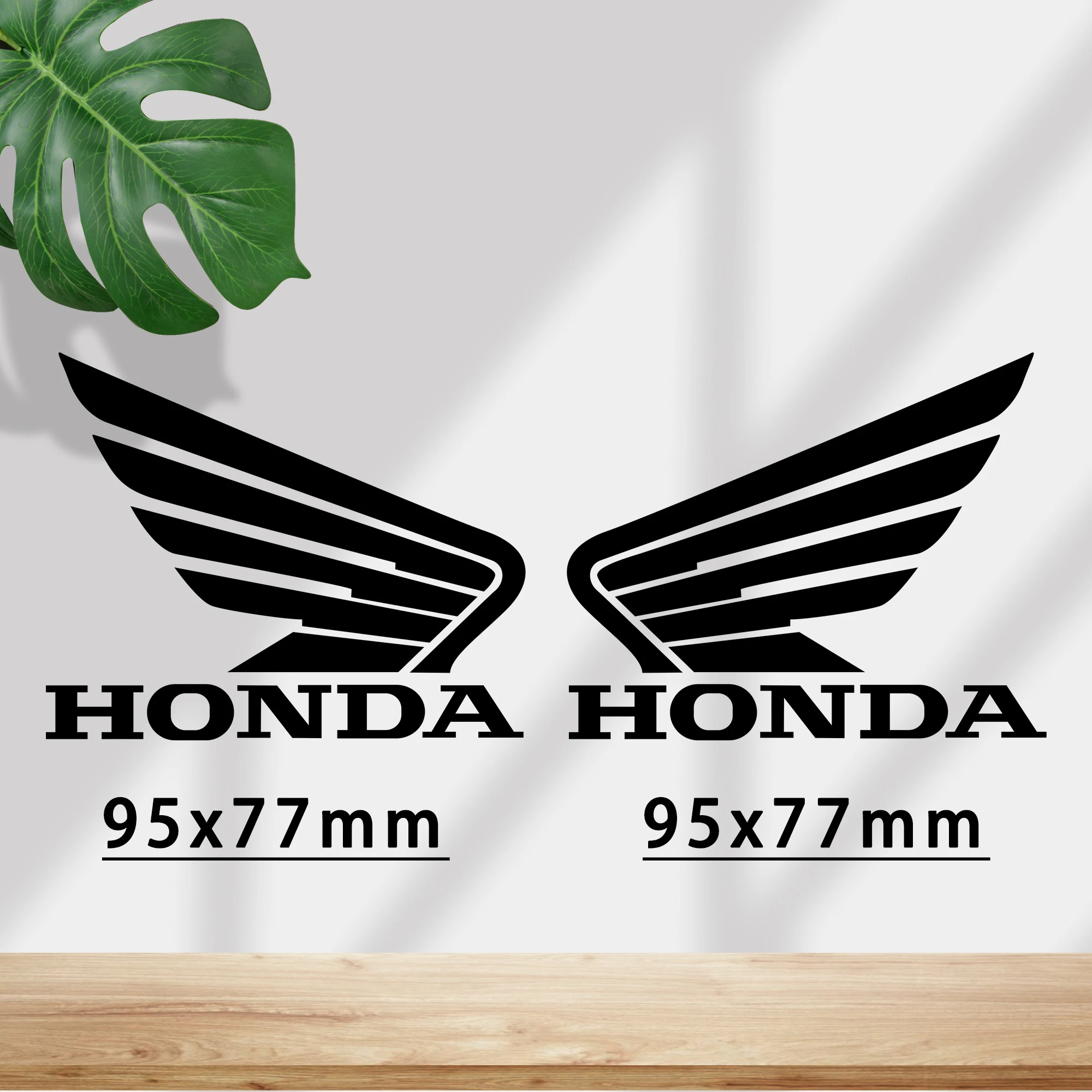 

Черные наклейки на крыло Honda с логотипом, мотоциклетный бак, шлем, автомобильная наклейка Cb650r Cbr Forza Pcx 125 X Adv 350 750