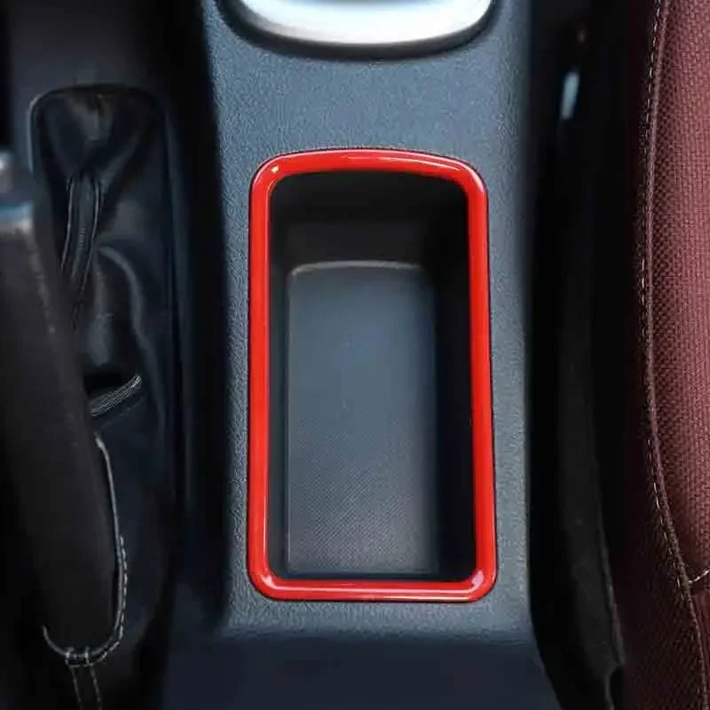 

ABS Carbon Fiber Car Central Control Gear Storage Box Frame Trim Interior Car Accessories For Toyota Hilux 2015-2024