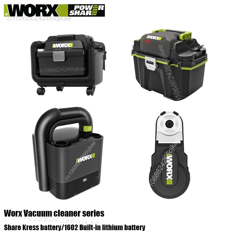 Worx Cordless Vacuum Cleaner WU030 WU036 WU037 20v Bare Tool Speed Adjuatable for Car Home Gardon Cleaning Share Kress