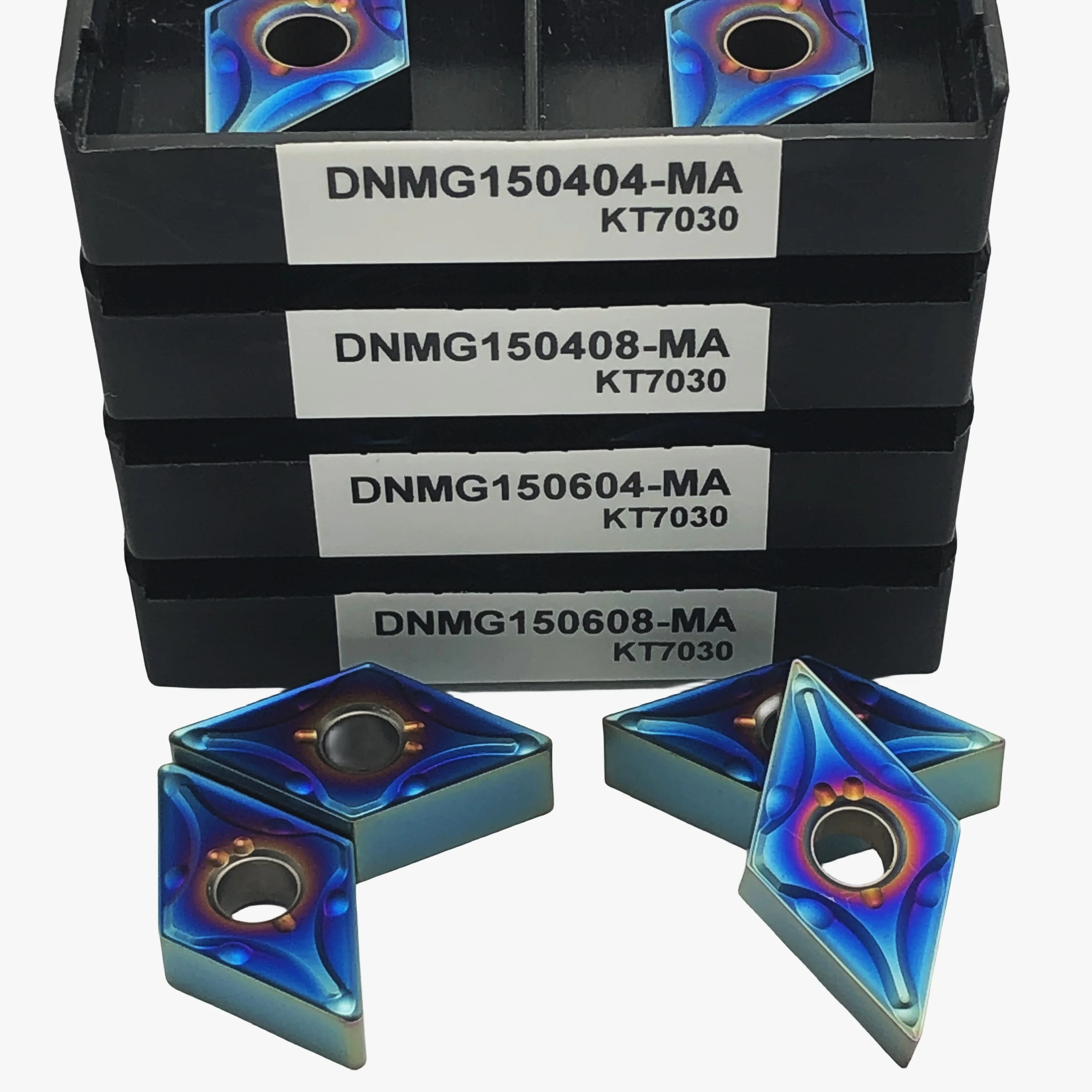 Internal Milling Cutter 10PCS CNC Carbide Blade DNMG150404 DNMG150408 MA KT7030  Hardness Tool DNMG150604 DNMG150608 MA KT7030