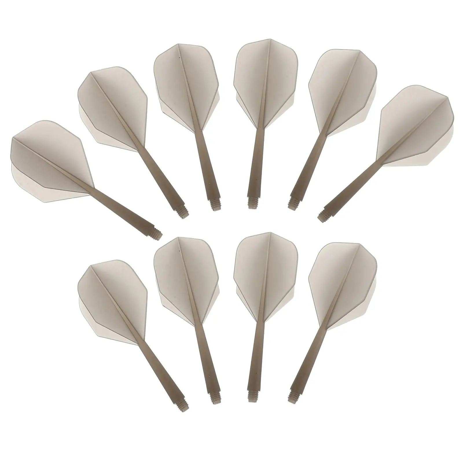 

10Pcs Dart Accessories Lightweight Universal Plastic Shafts Portable Replacement Supplies for Smooth Flying Soft Tip Dart Shafts