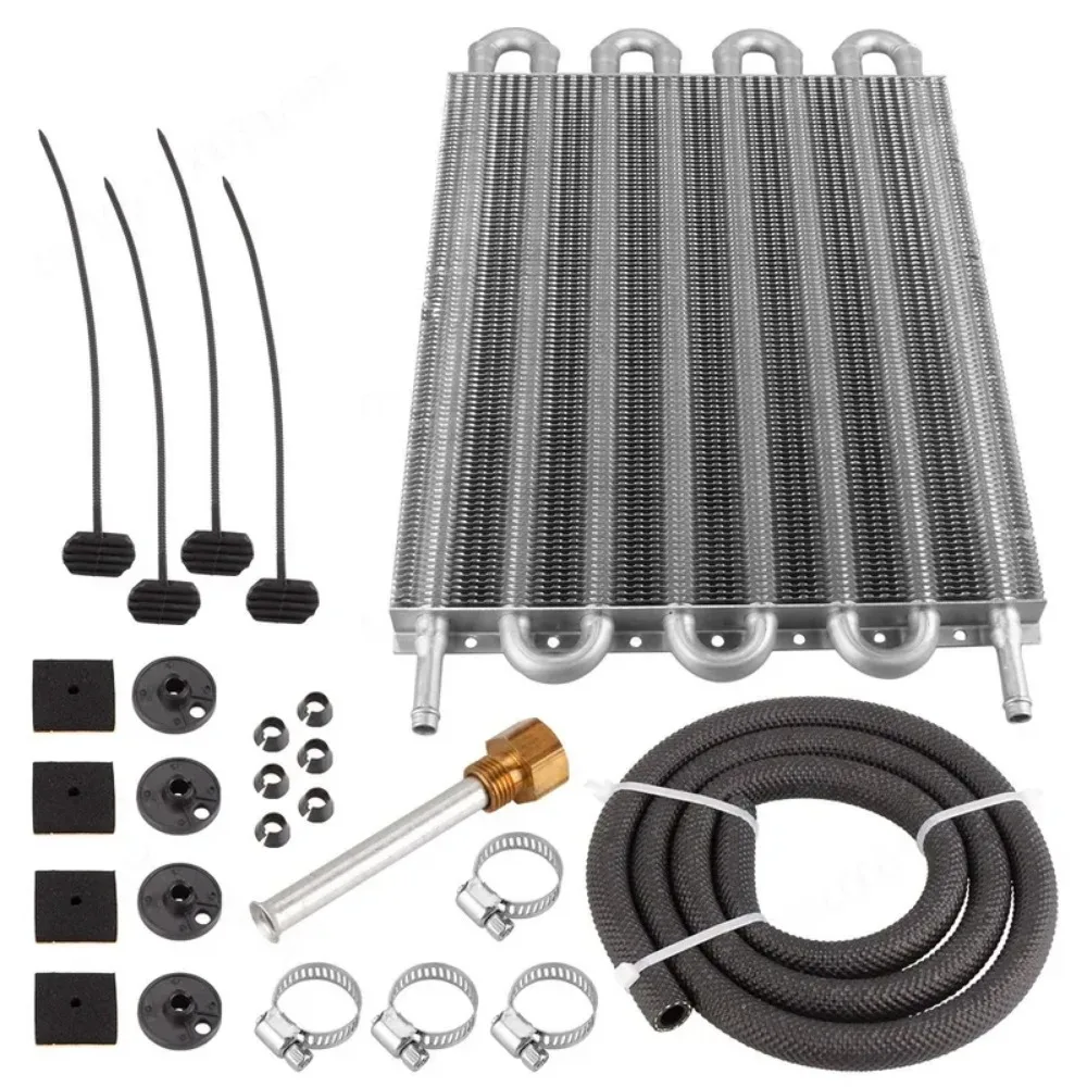 for Auto modification accessories Air conditioner tube belt condenser for tube type oil cooler radiator 4 rows 6 rows 8 rows