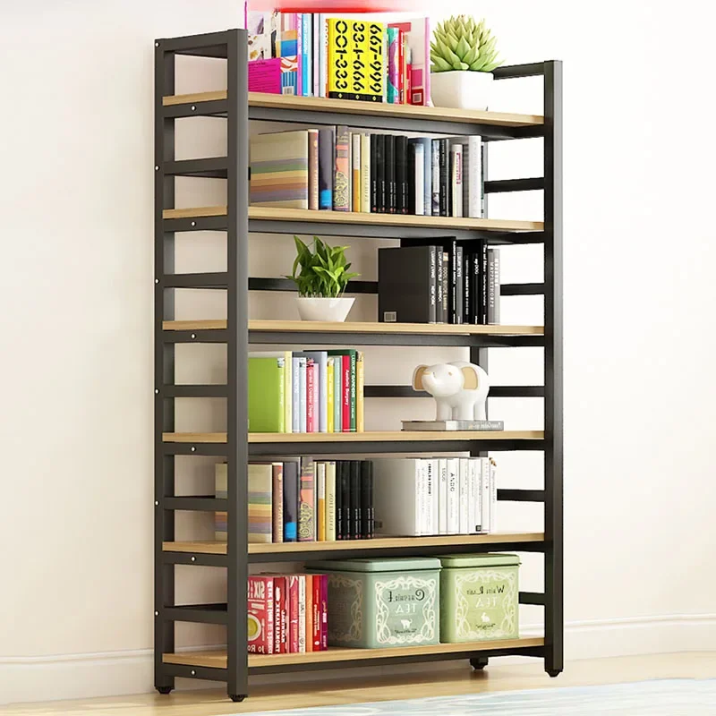 Floor Modern Book Shelve Mainstays Library Bedroom Shelving Collect Bookcases Organizer Stand Estante De Livros Room Furniture