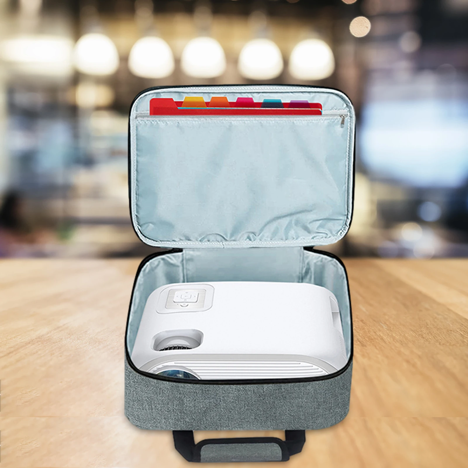 Projector Bag Mini Travel Outdoor Movie Case Mini Portable Carrier For Outdoor Portable Home Theater Video Projector With