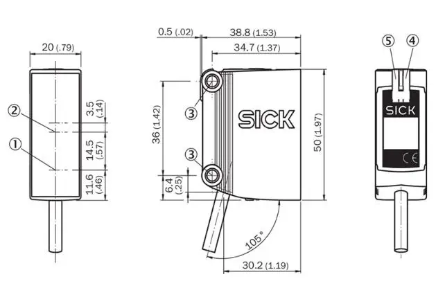 manufacturer reasonable price small plc controller of sensors WTT12LC-B2543