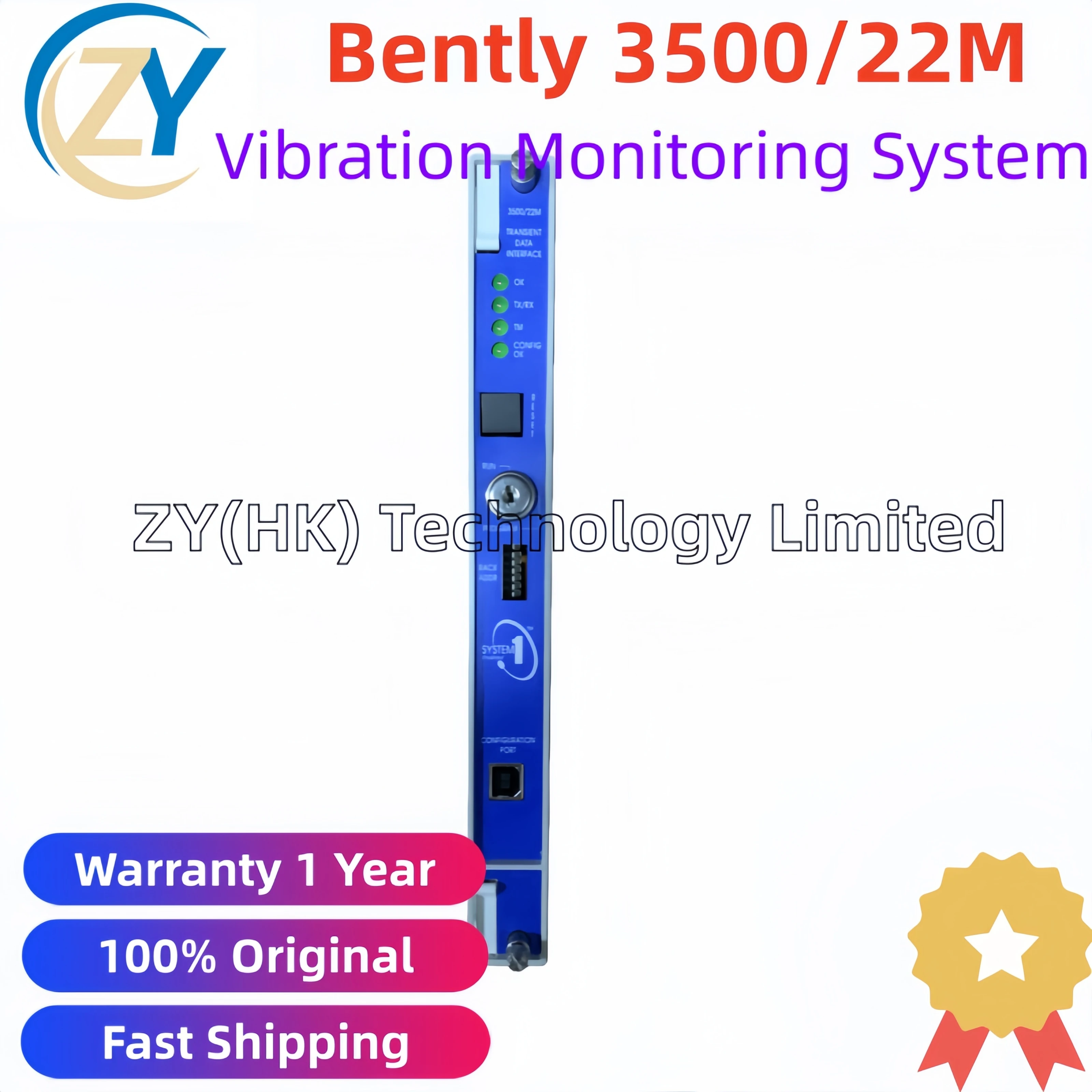100% Original Bently 3500/22M Vibration Monitoring System Brand New