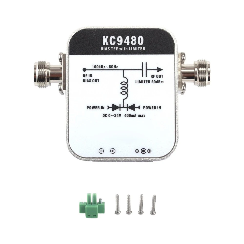 KC9480 DC Bias Tee Limiter Power Supply Feeder With Dual Input For RF For Antenna System And Communication Test Set Instrument