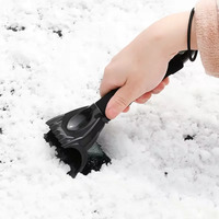 Winter Multi Functional Anti Slip Snow Shovel Car Mounted Ice Breaking and Snow Removal Tool for Vehicles Practical Outdoor Tool