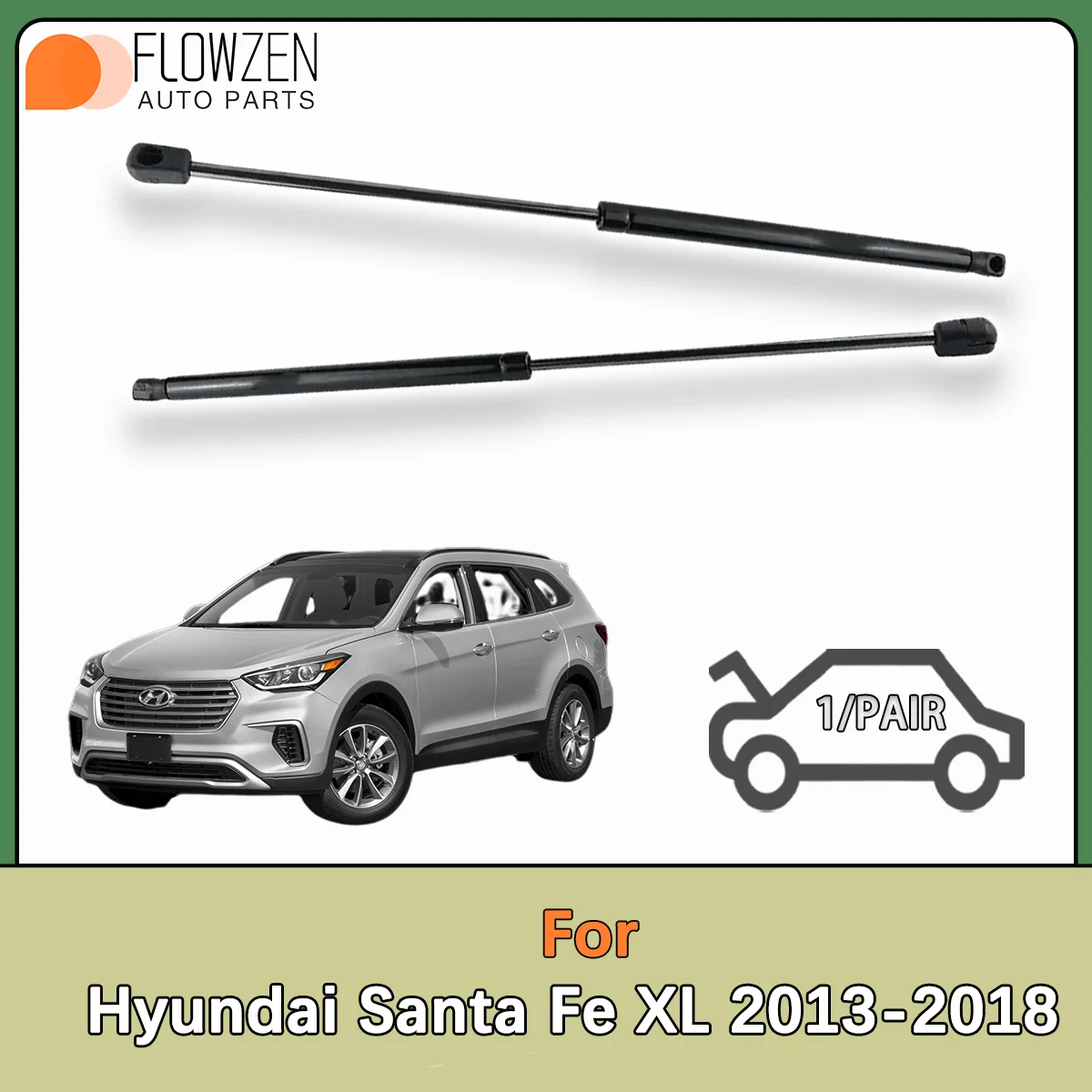 

Передние газовые стойки капота, опорный стержень пружинной планки OE 313 81161B8000 816614Z000 для Hyundai Santa Fe XL 2013-2018, опора подъема капота