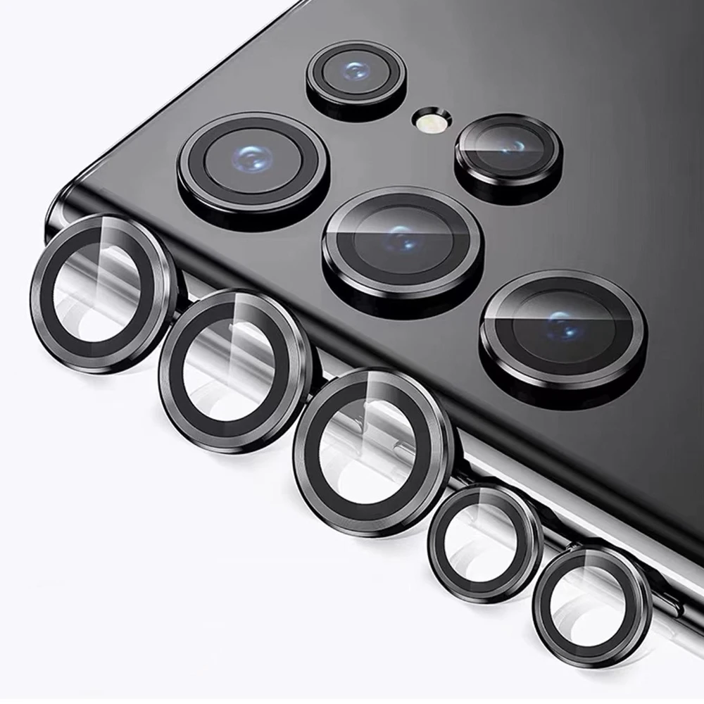 Metal Lens Ring Glass For Samsung Galaxy S26 Plus S26 Camera Protection Cover For Samsung S26 Ultra HD Tempered Glass Case Film