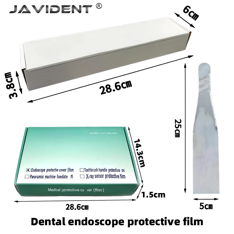 500Pcs/Box Intraoral Dental Camera Cover Disposable Intraoral Camera Sheath For Dentistry Lab Endoscope Film Handle Protect Slee