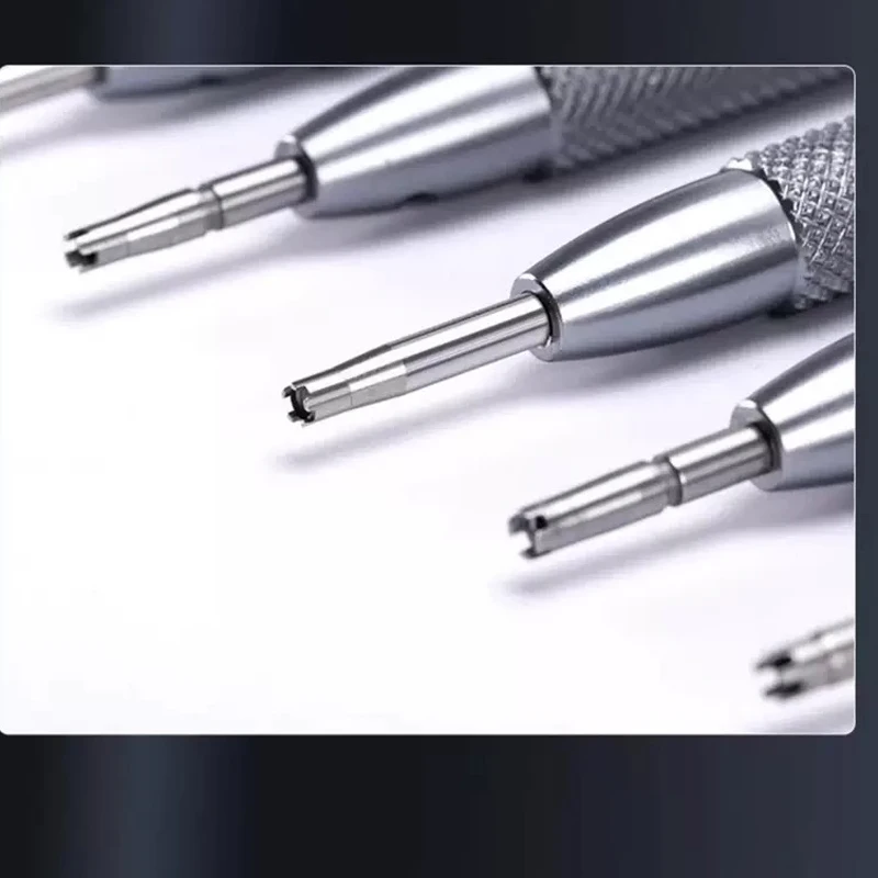 Steel 4/5/8 Prongs RM Screwdriver For Richard Mille Watch Bezel Case Back Screw Opener Watch Band Removal Repair Tool