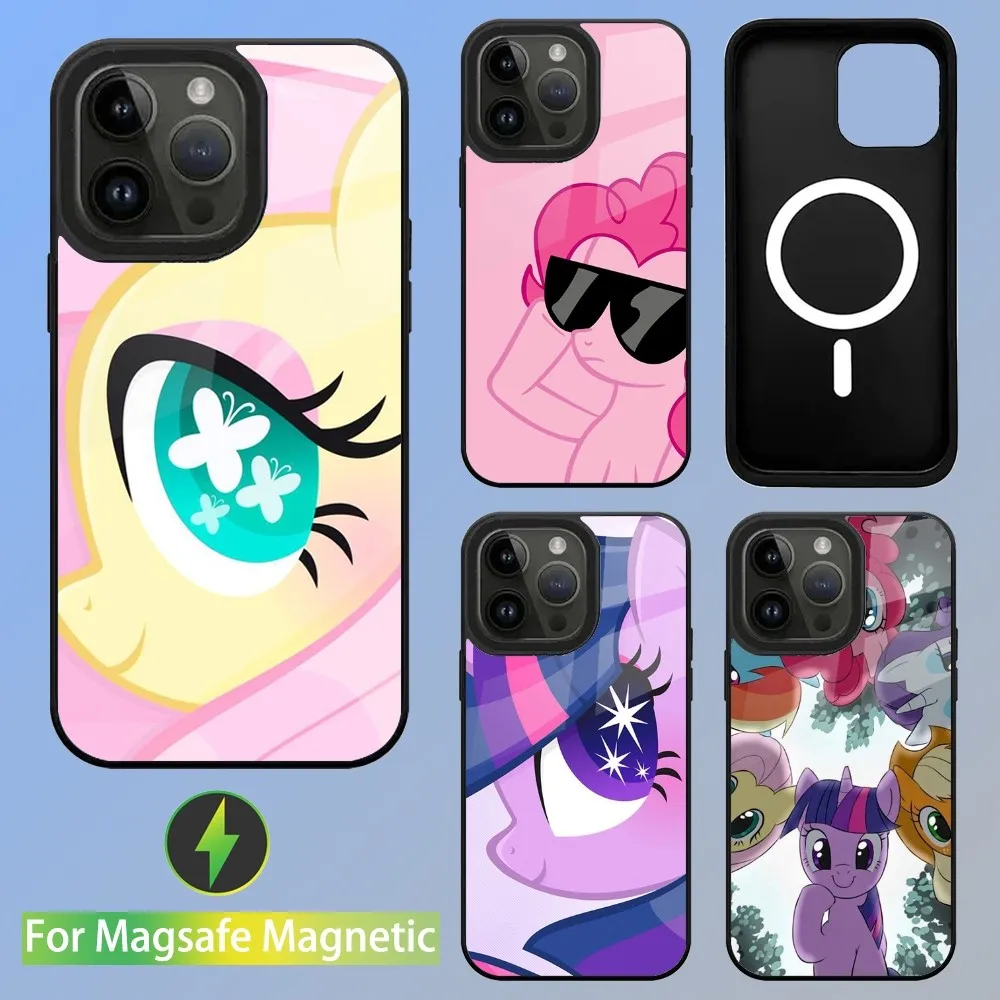 Cute My L-Little P-Pony Phone Case For iPhone 15,14,13,12,11,Plus,Pro,Max Mini Magsafe Magnetic Wireless Charging