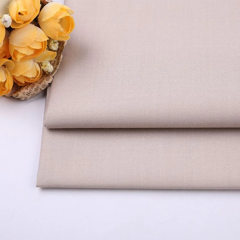 

Solid-color woven suit fabric for workwear and casual wear fine-textured