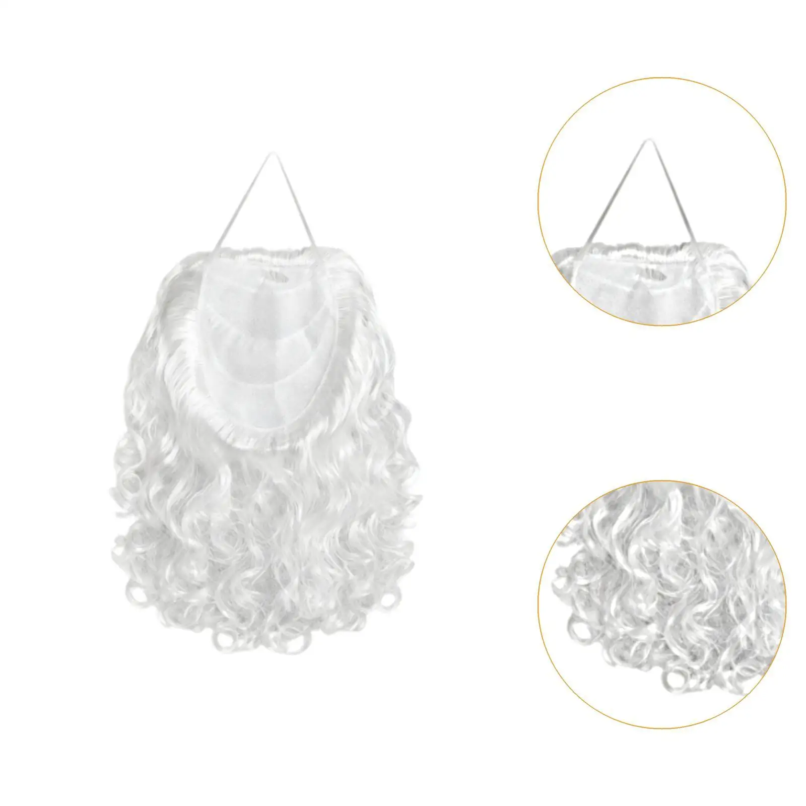 Weihnachtsmann-Bart, lustig, dekorativ für Weihnachten, für Requisiten, Partyzubehör, Maskerade