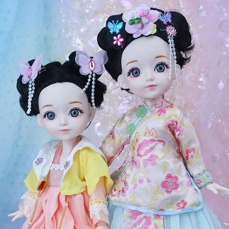 

30 см кукла Hanfu 1/6 BJD кукла Древняя китайская одежда цельная Кукла Детская игрушка подарок, куклы для девочек